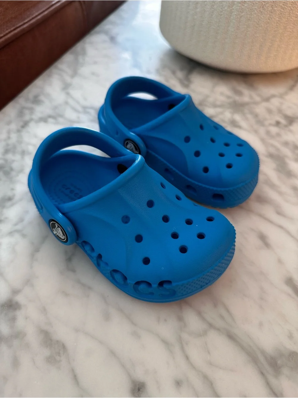 Baby/toddler Blue Crocs Clog Sandals Croc Style Comfort size C6